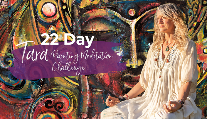 22 Day Tara Painting Meditation Challenge with Whitney Freya